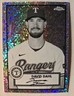 2021 topps chrome platinum anniversary David Dahl Black And White Mini-Diamond #