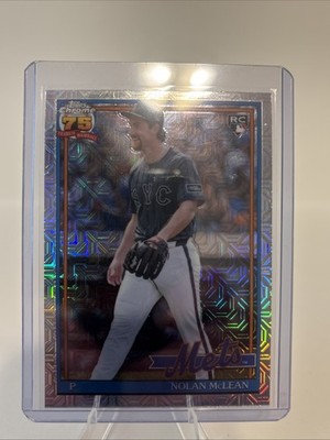 2026 Topps Series 1 - Nolan McLean 91C-48 Silver Pack Chrome Exclusive (RC)