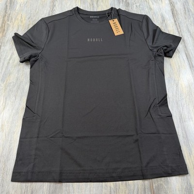 NOBULL Gym Shirt Mens Size Medium Black Workout Activewear NWT CrossFit