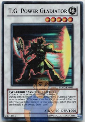 T.G. Machtgladiator EXVC-DE041 Super Rare Unlimited Lightly Played Yugioh