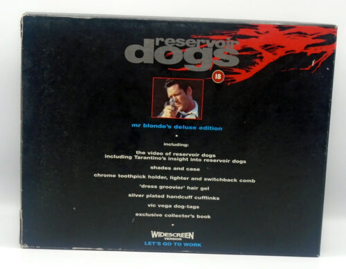 RESERVOIR DOGS MR BLONDE'S DELUXE EDITION VHS LIMITED GIFT SET