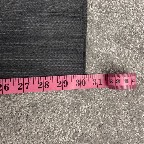 Calvin Klein Pantalone Uomo Grigio Elegante 38x32 (30) Slim Elasticizzato Gessato - Foto 17 di 20