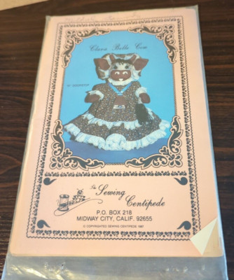 The Sewing Centipede Clara Belle Cow Doorstop, VTG Pattern, Uncut, 1987