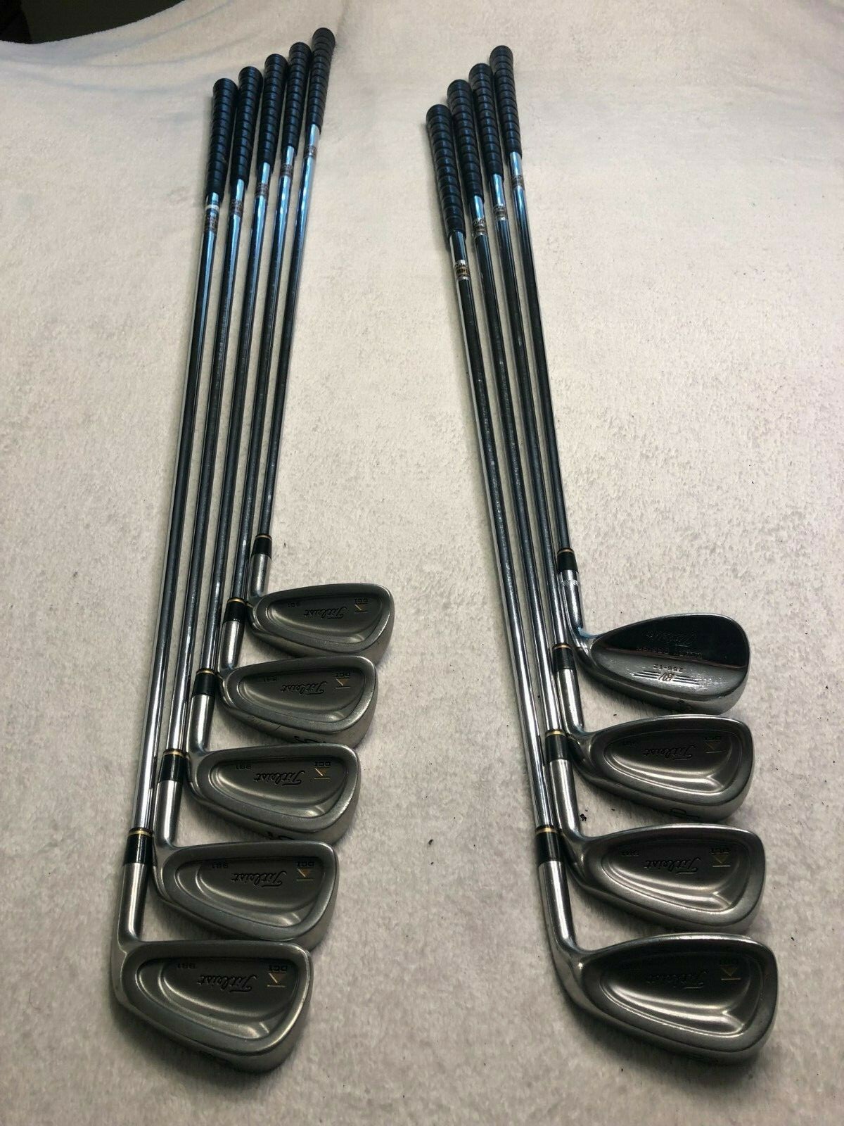 Titleist dCi 981 3-PW&SW Conjunto De Hierro precisión regular Flex Eje De Acero +2 Titleist dCi 981 3-PW&SW Conjunto De Hierro precisión regular Flex Eje De Acero +2