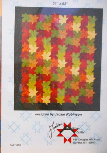 3 Quilt Patterns-Pumpkin Quilt-Fall Leaves Quilt-Christmas Runner Placemats #4 - Picture 3 of 4