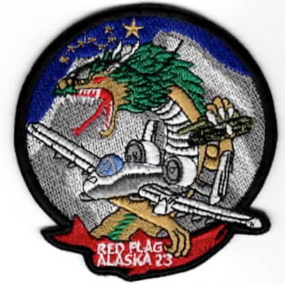 AIR FORCE 25FS 2023 RED FLAG-ALASKA DRAGON EMBROIDERED PATCH | eBay