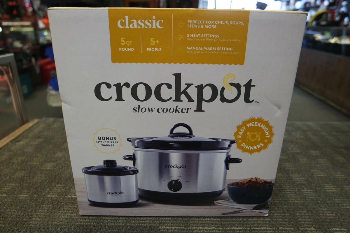 Crock-Pot 5-Quart Slow Cooker in the Slow Cookers department at