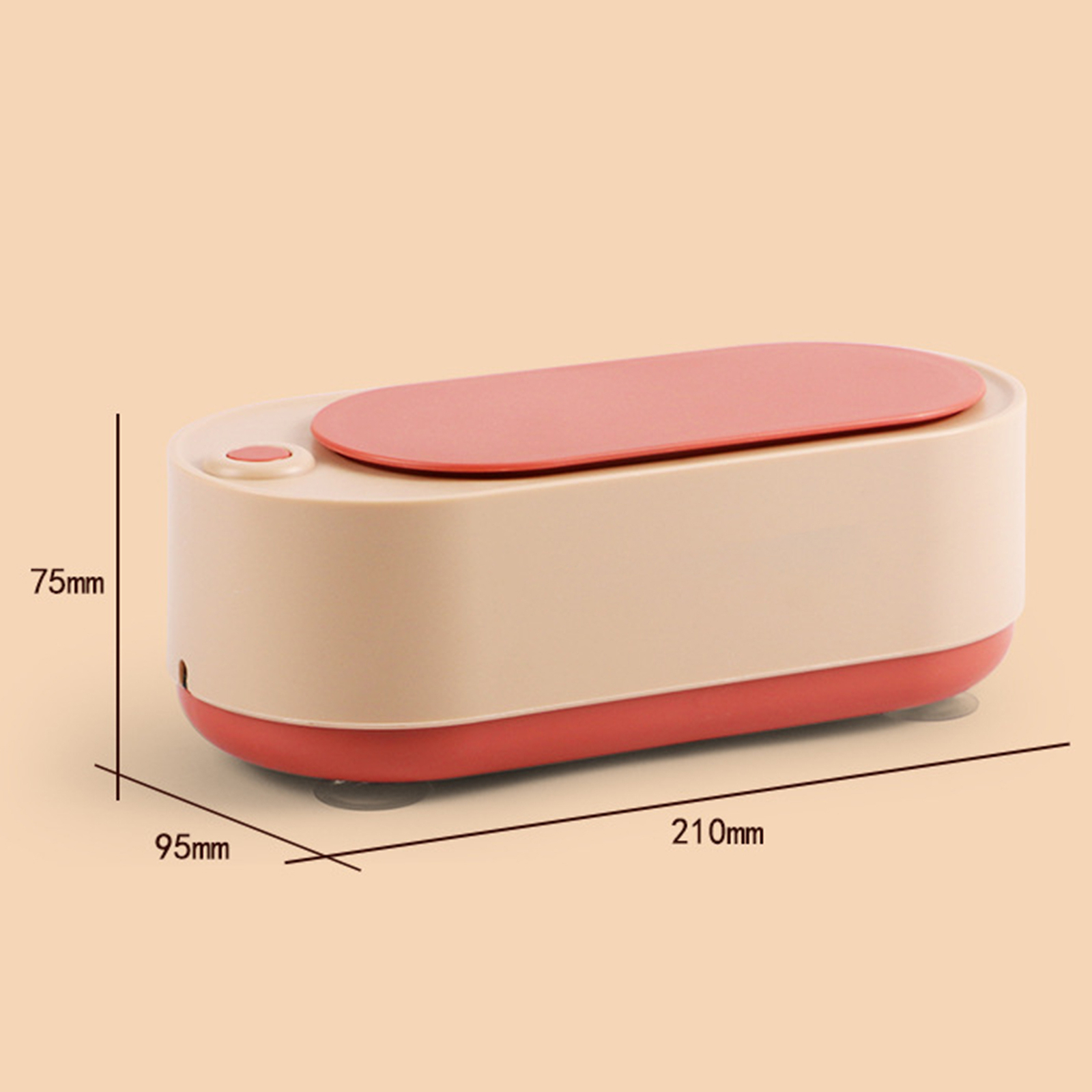 Ultrasonic Jewelry Cleaner Glasses Coins Dental PodDeep Cleaning