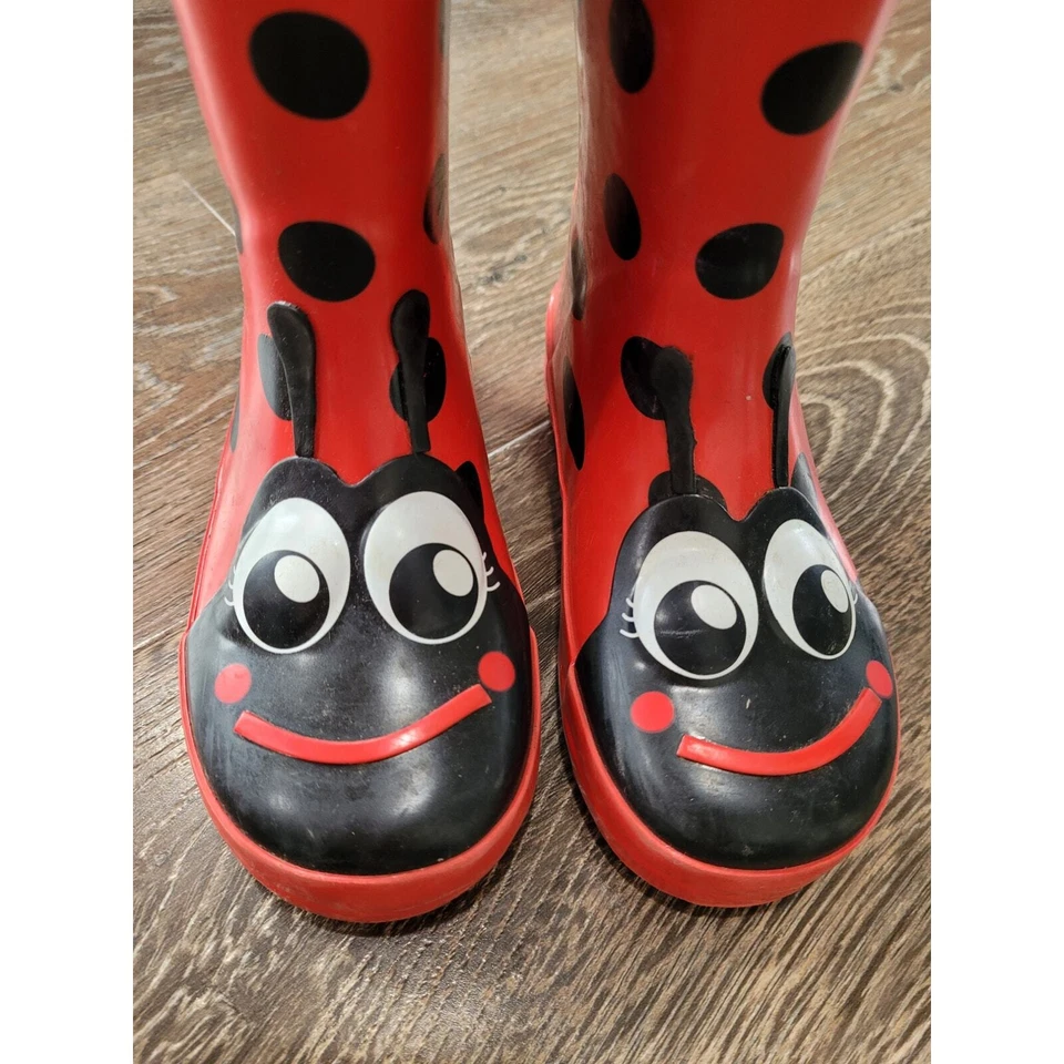 Botas de borracha Lady Bug Western Chief tamanho infantil 11 #4 - Imagem 2 de 4