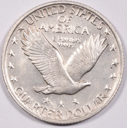 1923 STANDING LIBERTY QUARTER ~ NICE SHARP CHOICE/GEM BU UNCIRCULATED! INV#2 - Image 2 of 2