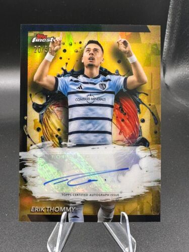 2024 Topps Finest MLS Soccer Facundo Torres Auto Gold Refractor 20/50