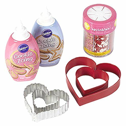 Wilton Valentine Hearts Cookie Making Set, 4-Piece - Picture 2 of 5