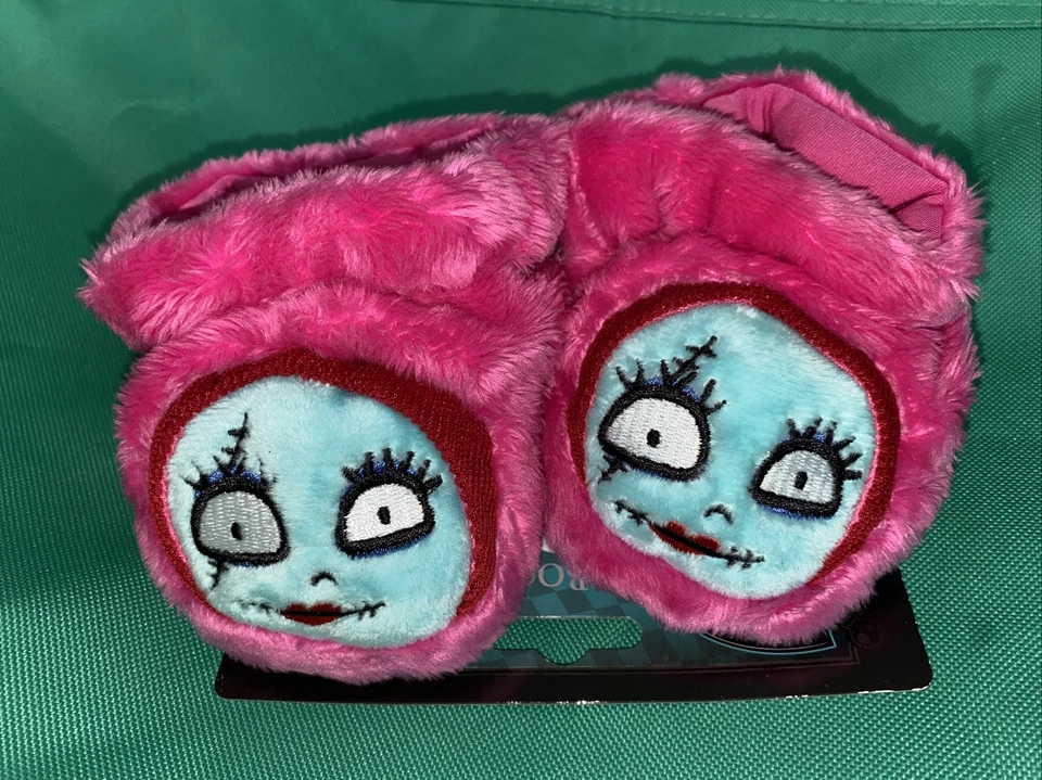 NUEVO Pesadilla Antes de Navidad Rosa Sally Bebé Botines Casa Zapatos Peluche 0-6 M Foto 2 de 4