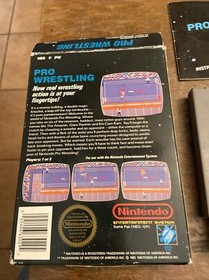Pro Wrestling Complete w/Box NES Nintendo