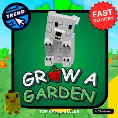 Polar Bear Grow A Garden Roblox Seeds, Gears, Animals Fast Easy