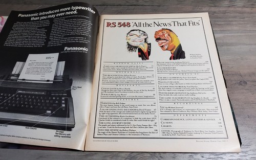 Rolling Stone Magazine March 1989 Madonna #548 College Issue Vintage Ads Error - Picture 2 of 8