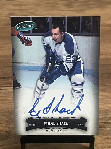 2006-07 Parkhurst Autograph 114 Eddie Shack Toronto Maple Leafs - Picture 2 of 3
