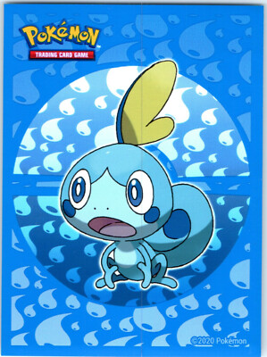 trading card single sleeves 1X Single Official 2020 Ultra Pro Water Deck Sobble Pokemon Trading Card  Sleeve