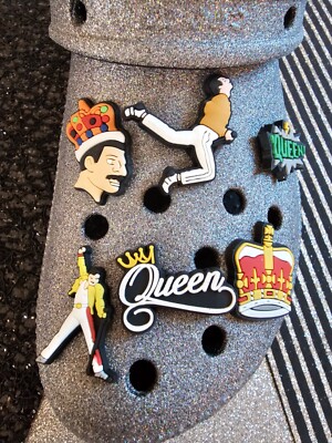 Queen Shoe Charms Freddie Mercury from Queen Shoe Charms Set of 6 Unbranded NNT
