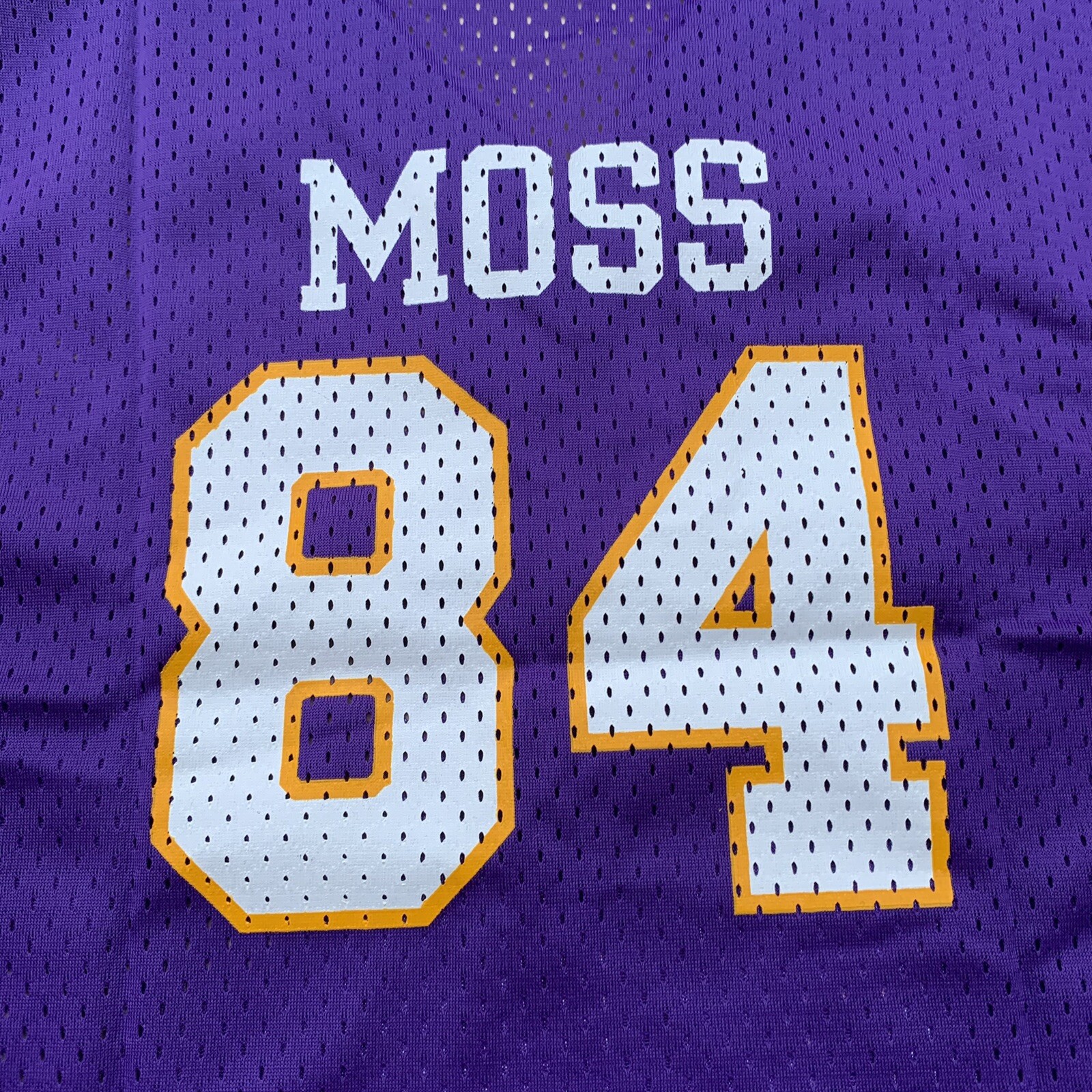 NOS VINTAGE Minnesota Vikings Jersey Toddler 4T Youth Randy Moss #84 Champion - Picture 5 of 6
