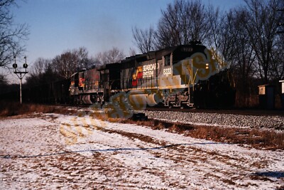 Vtg 1988 Train Slide 8222 CSX Engine X1H024 | eBay