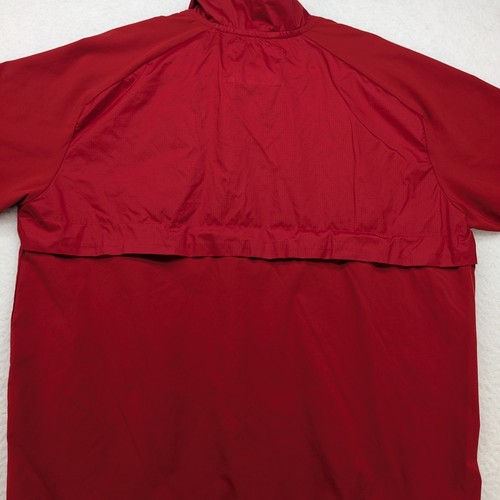 Arkansas State Red Wolves Pullover Shirt Mens Large Adidas Zip Up Logo NCAA - Picture 8 of 12