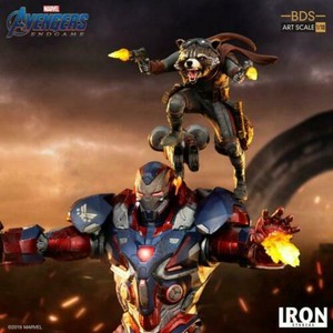 Details About 110 Iron Studios Avengers Endgame War Machine Rocket Raccoon Figure Statue