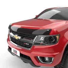 EGR Smoke Black Hood Protector Bug Shield Deflector for 2015-2021 Chevy Colorado
