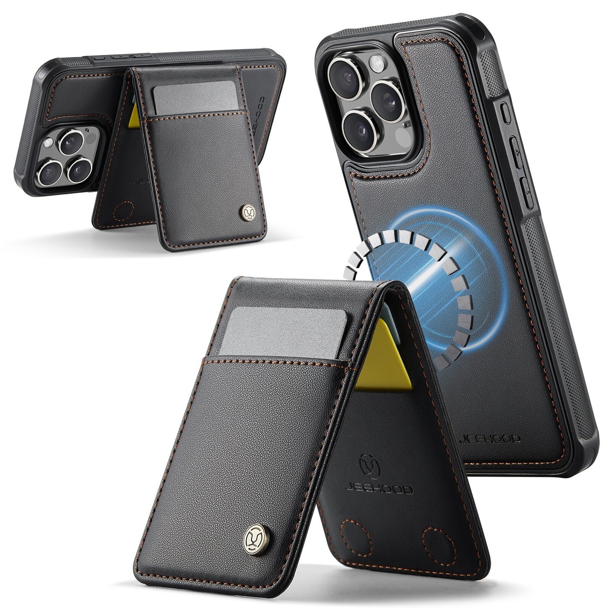 iPhoneアクセサリー Magnetic Leather Back iPhone16ProMax Magnetic Leather Back for iPhone 16 Pro – presume