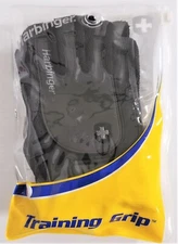 HARBINGER 126053 TRAINING GRIP GLOVES Size XXL Charcoal / Black