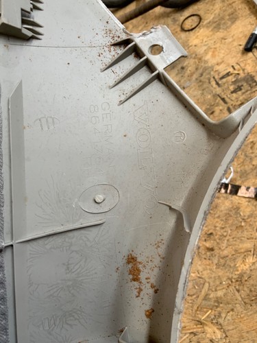 2007-2013 Volvo C30 T5 Right Passenger Side Interior A-Pillar Trim Cover 8641764 - Picture 3 of 3