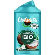 lot 3 USHUAIA Gel douche à la coco du Brésil bio 250 ml