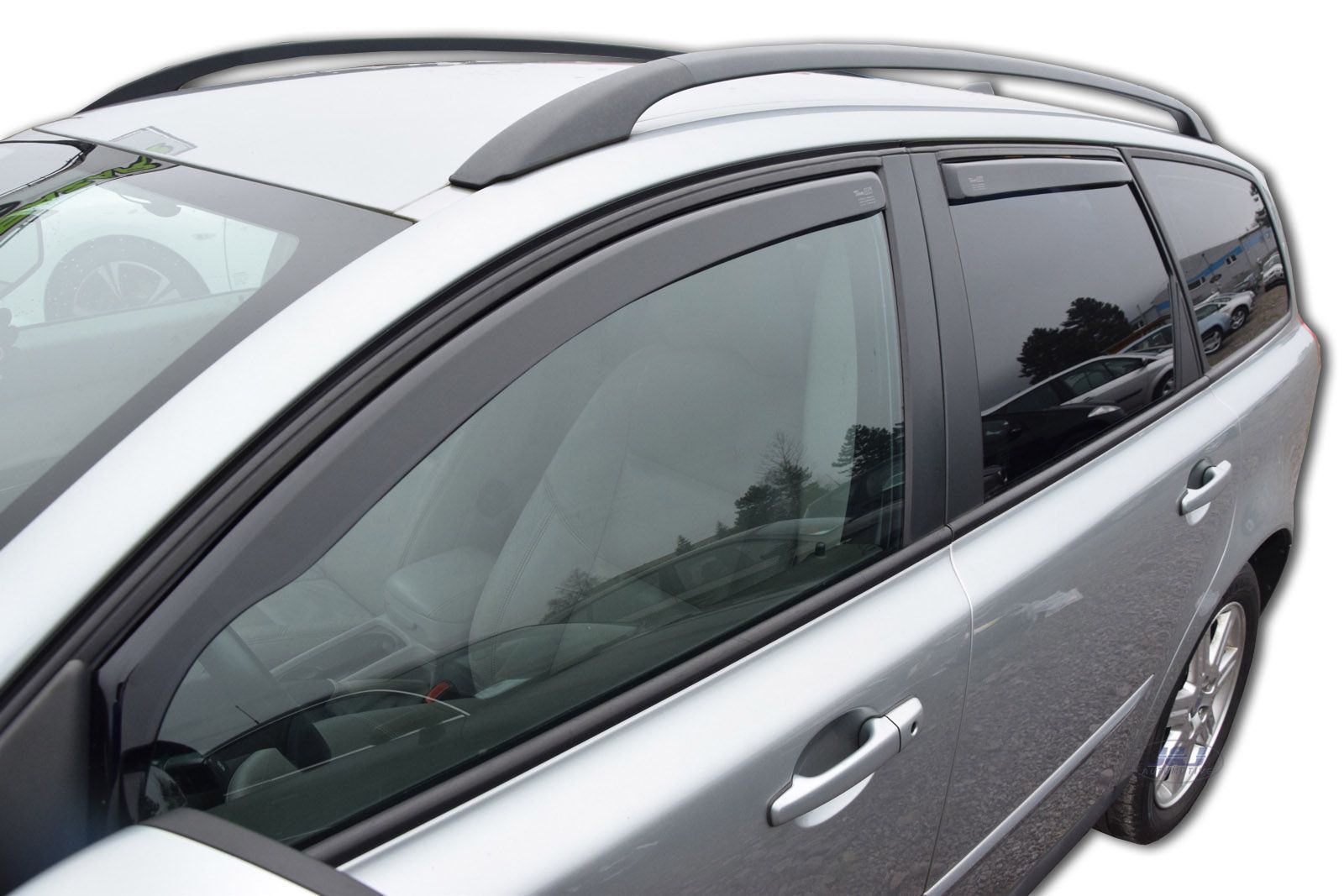 Déflecteurs d'air résout infiltration pluie Volvo V50 break kit déflecteur vent HEKO