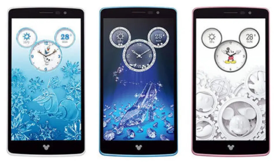 Original DOCOMO LG DM-01G DISNEY SWAROVSKI ANDROID 5