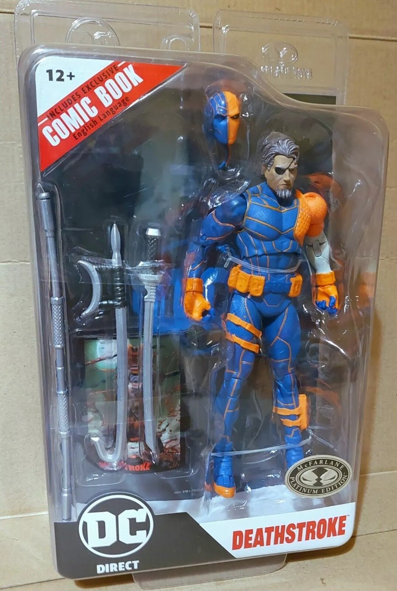 [レア] DCマルチバース Deathstroke フィギュア Deathstroke w/Comic (DC Page Punchers: DC Rebirth) 7