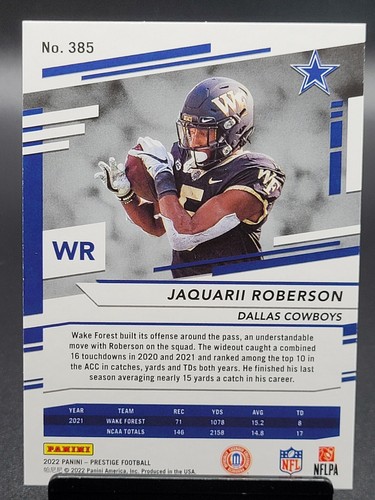 2022 Panini Prestige Xtra Points Diamond Parallel 3 RC Lot. Garret Wilson Jets - Picture 7 of 7