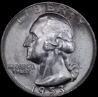 1953 S Washington Quarter