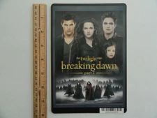 THE TWILIGHT SAGA BREAKING DAWN 2 - BLOCKBUSTER VIDEO BACKER CARD 5"X8" NO MOVIE