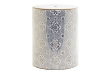 TAVOLINO DA SALOTTO IN PORCELLANA ROTONDO STILE GIAPPONESE TAVOLO COMODINO