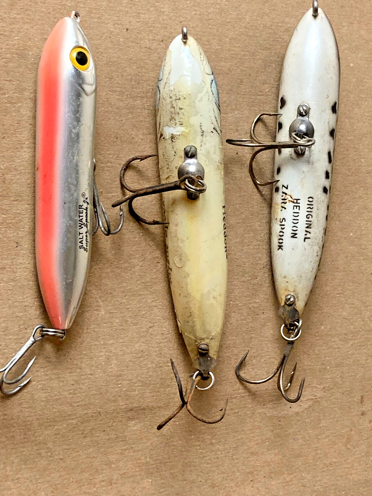 (LOT OF 5) Heddon Spook Topwater Lures - Mixed: Jr, Mystic, Original; 2 New - Image 6