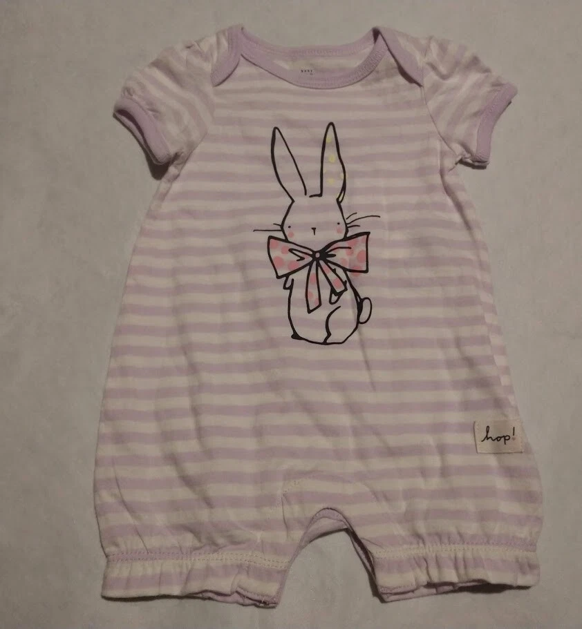 Bunny romper store baby girl