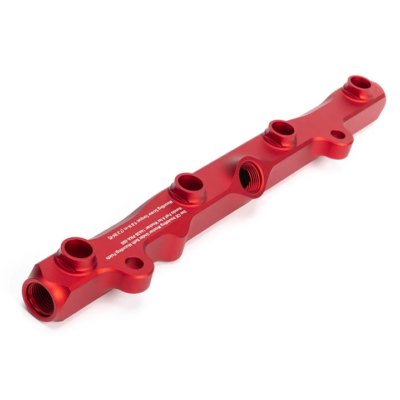 Acuity Instruments -8AN Red Fuel Rail For K20 K24 Swapped Honda
