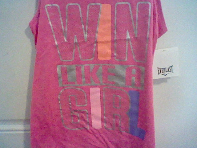 TOTALMENTE NUEVA CAMISETA SIN MANGAS NIÑA TALLA 10 1/2-12 1/2 BONITA PLUS EVERLAST Foto 4 de 4