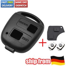 2Tasten Auto Schlüssel Hülle Gehäuse Für Toyota Corolla RAV4 Avensis Yaris Echo