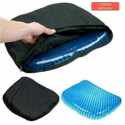 Cuscino Gel Sedia Sedile Comfort Sostegno Seduta Corretta Flex Ufficio - Foto 4