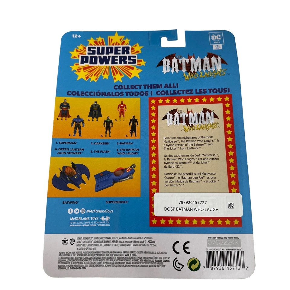 Figura Joker McFarlane Toys DC Direct Super Powers The Batman Who Laughs NUEVO '22 Foto 2 de 4