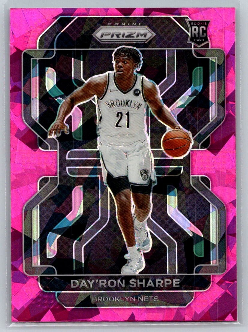 2021-22 Panini Prizm Day'ron Sharpe Pink Ice RC Rookie #281