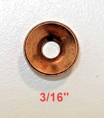 Copper FLARE Fitting GASKETS 45° FLARE: 3/16''; 1/4''; 3/8'';  1/2''; & 5/8'' *USA