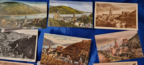 Bacharach 15 Ansichtskarten Antik:Rhein,Dampfschiff,Burg Stahleck,Werner Kapelle - Bild 3 von 5