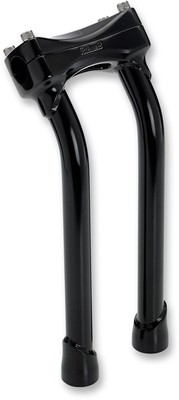 Biltwell Inc. Murdock Pullback Risers - 12in. - Black - MP-012-HD-BK